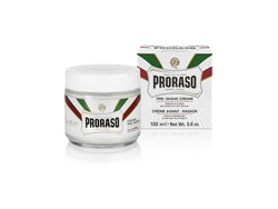 Proraso Sensitive Pre-shave Cream Tub Green Tea & Oatmeal 100ml